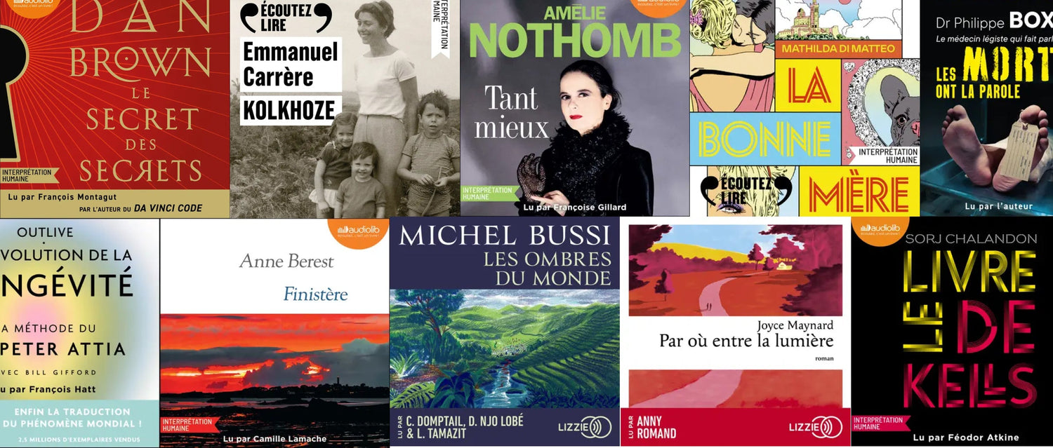 Quels sont les meilleurs livres audio d'octobre ? Découvrez notre top livres audio