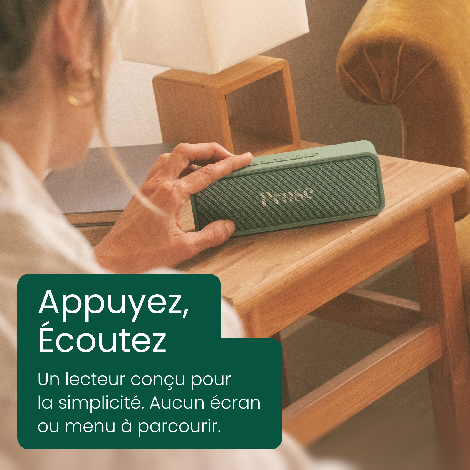 Prose : le lecteur de livres audio