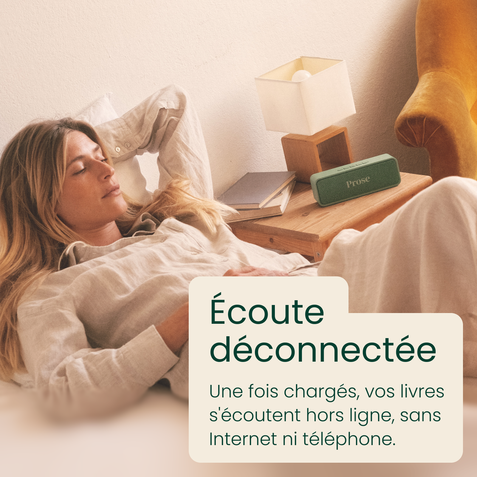 Prose : le lecteur de livres audio