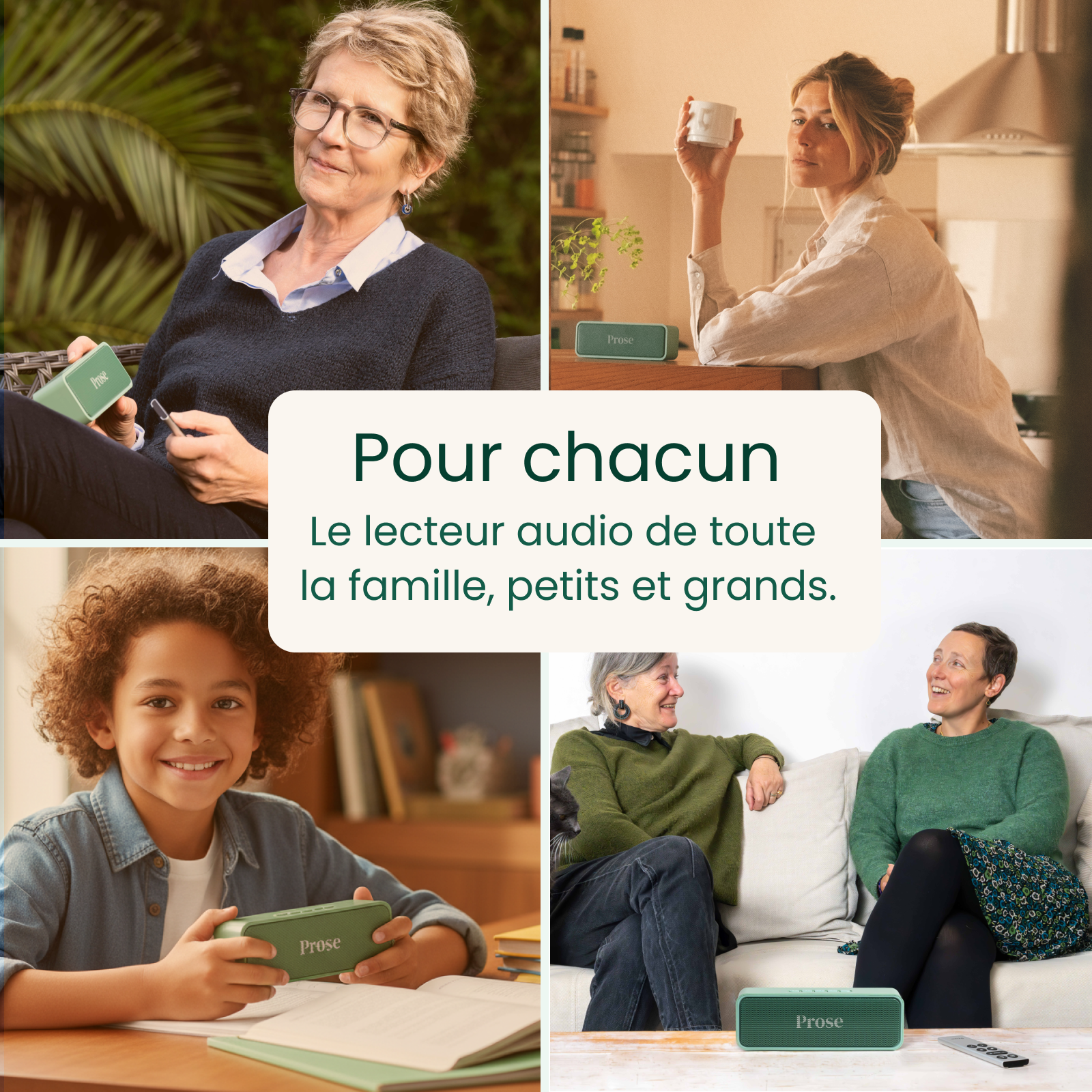 Prose : le lecteur de livres audio