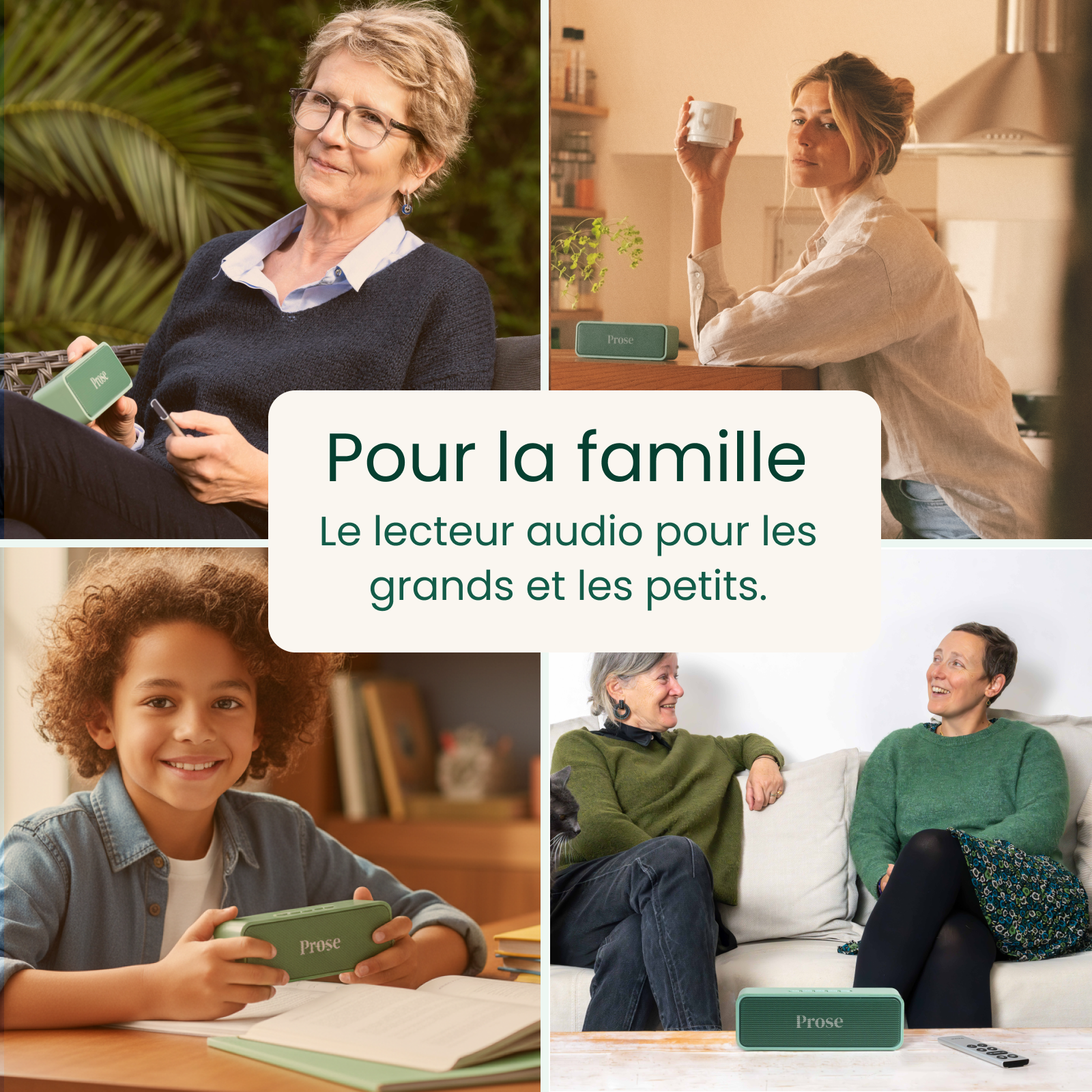 Prose : le lecteur de livres audio