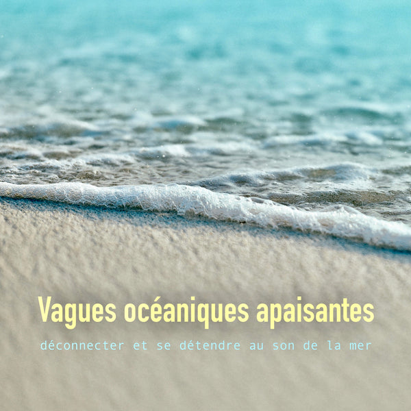 Vagues océaniques apaisantes: déconnecter et se détendre au son de la mer