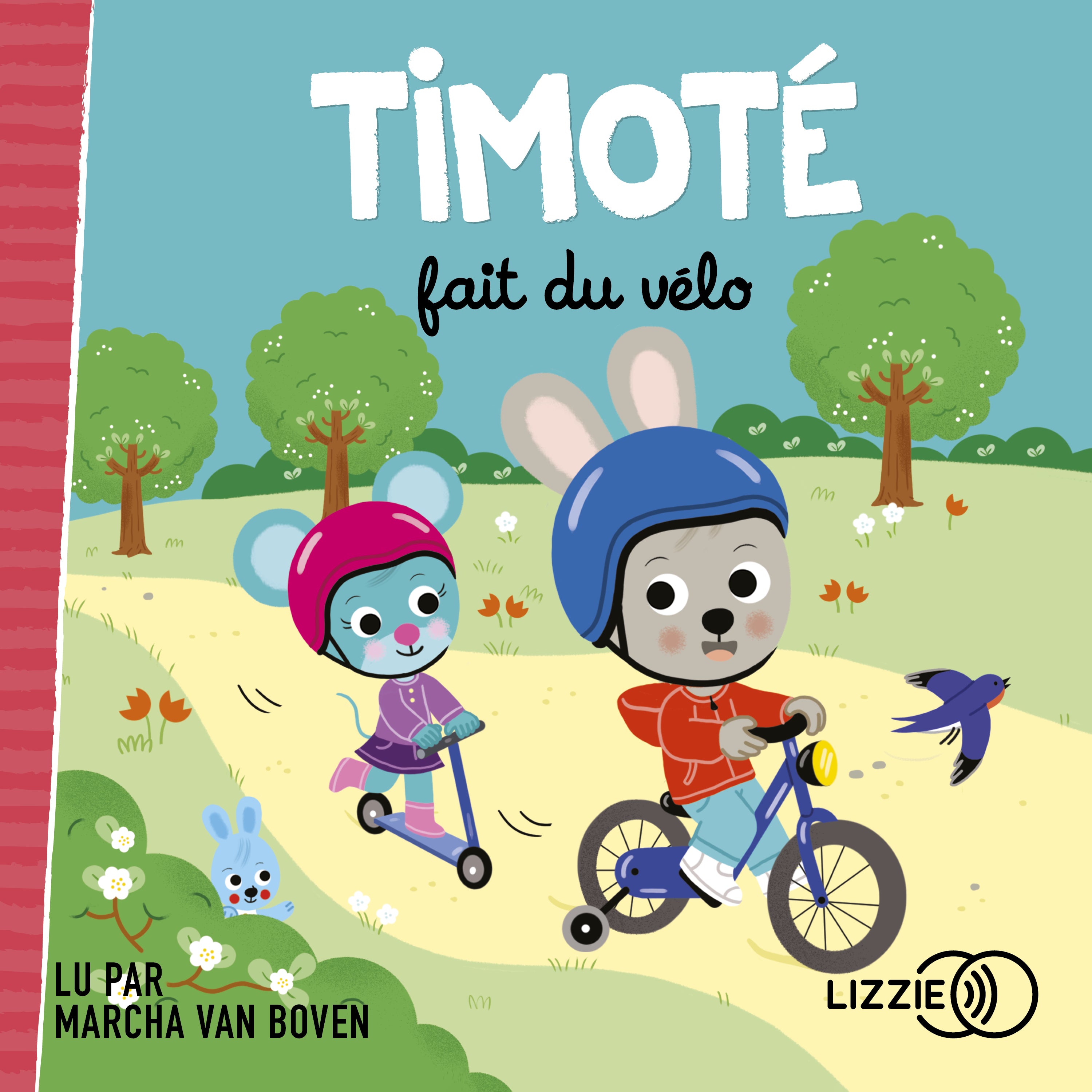 Timoté fait du vélo