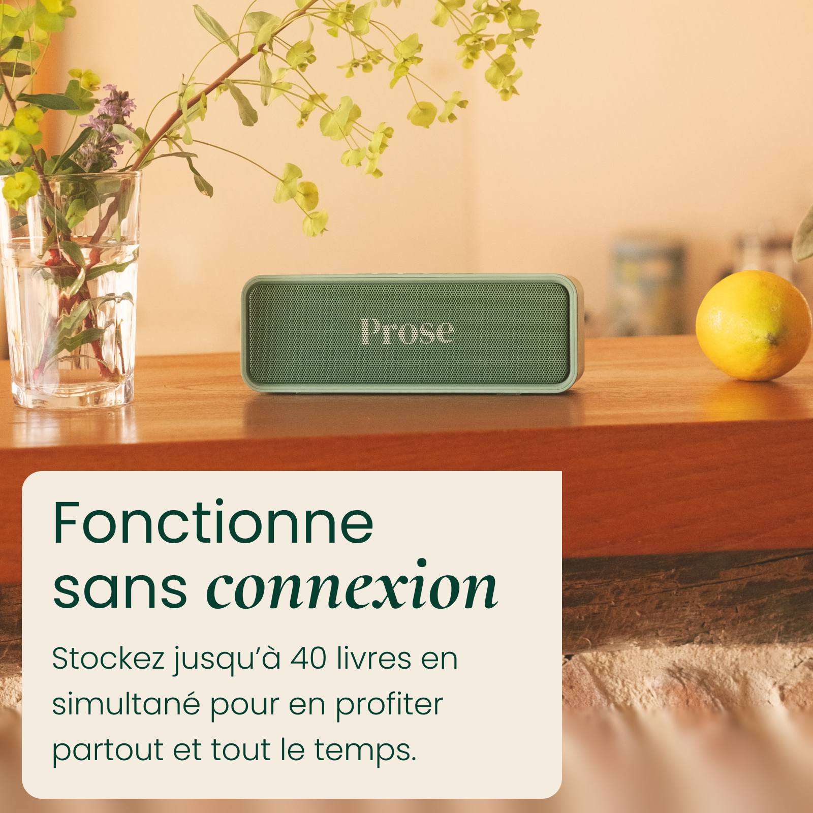 Le 1er lecteur de livres audio