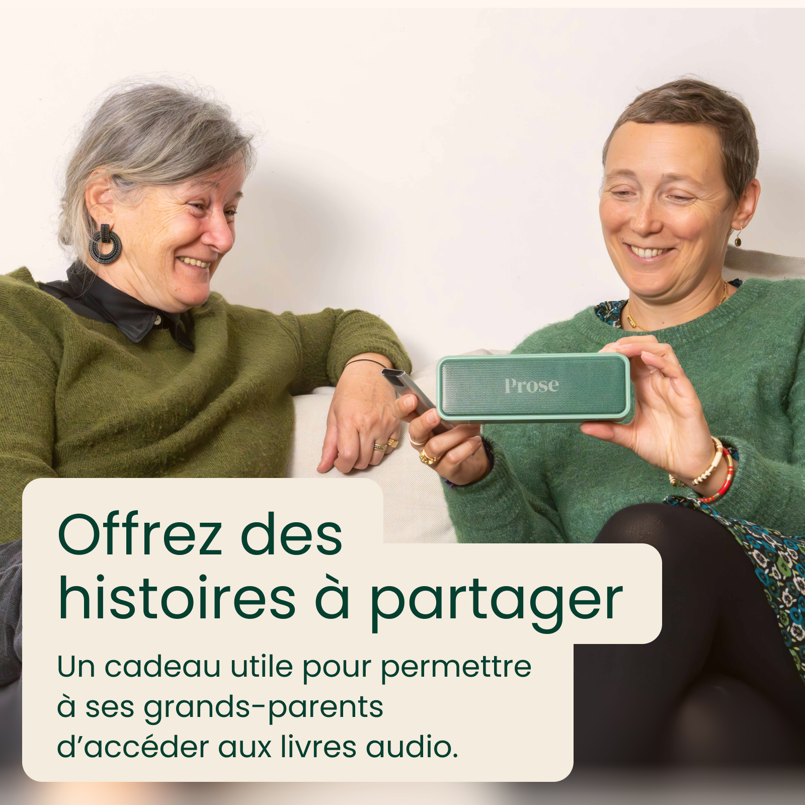 Prose : le lecteur de livres audio