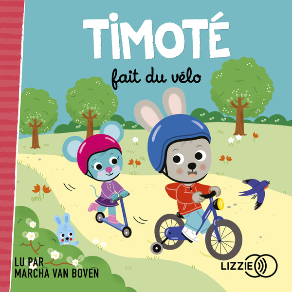 Timoté fait du vélo