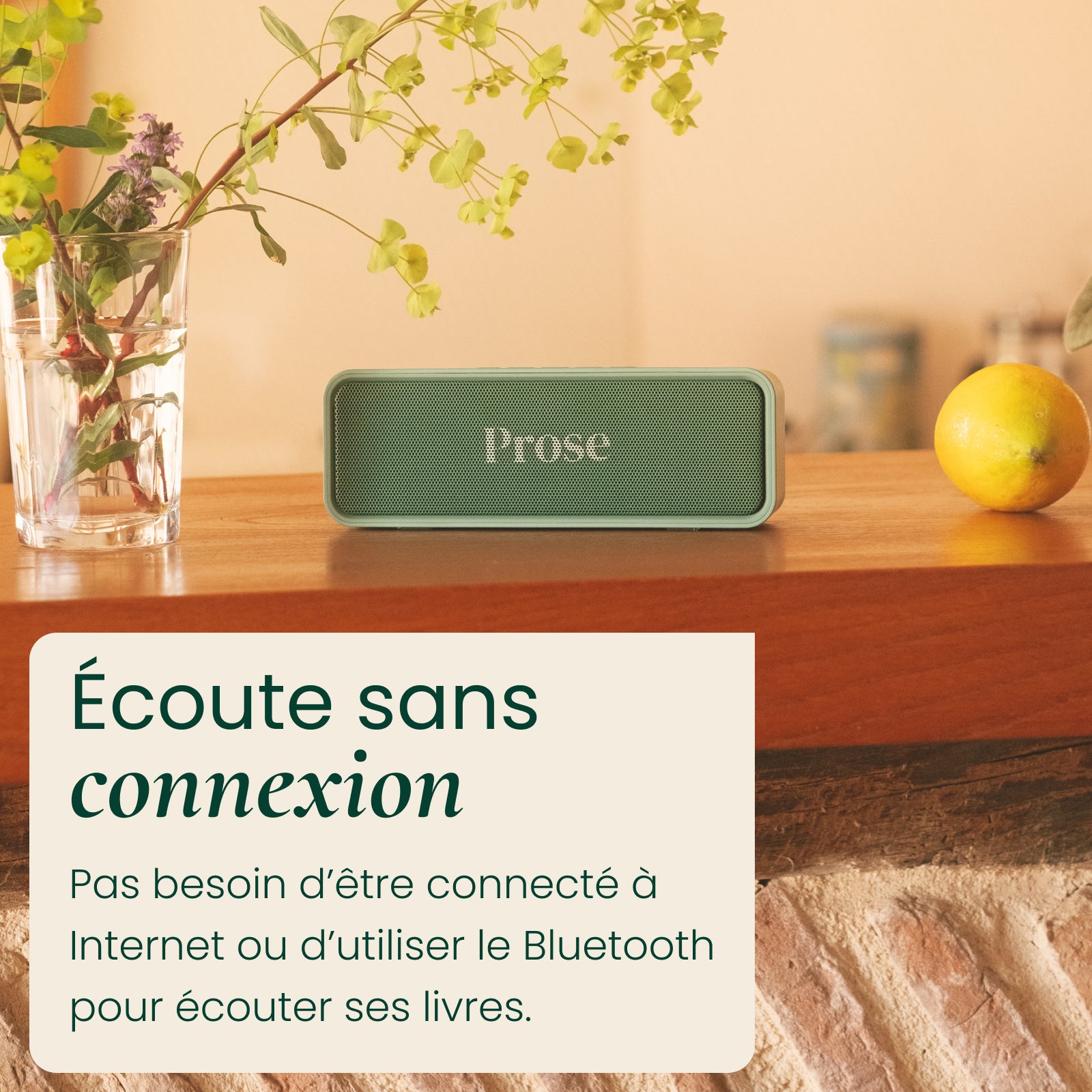 Prose : le lecteur de livres audio