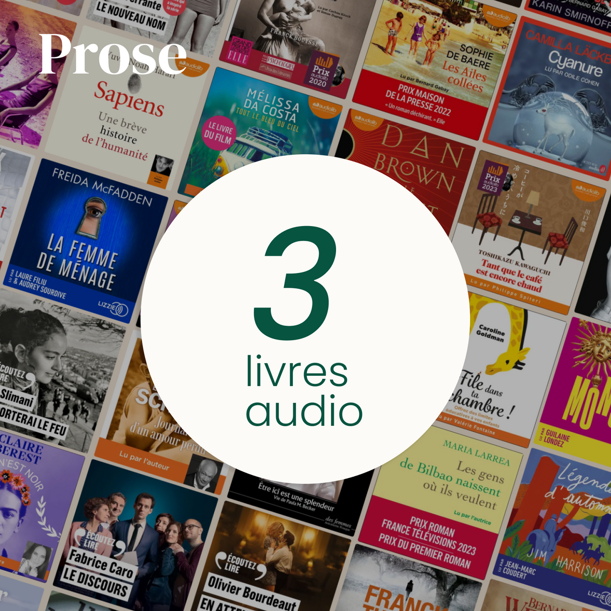 Pack 3 livres audio